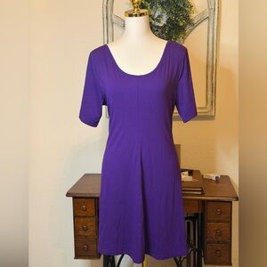 Elegant Purple Women's Dress